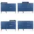 Comoda Childhome Bold Blue 137x77x98 cm cu masa de infasat