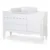 Comoda Childhome Romantic 136.8×73.3×103.4 cm cu masa de infasat Mdf Alb