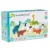 Corabia cu animalute din lemn premium, Tender Leaf Toys, 12 piese