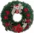 Coronita de Craciun XXL pentru usa si casa Novokids Christmas Crown, Diametru 47 cm, Cu decoratiuni, Model Brad Natur, Verde
