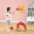 Cos de baschet multifunctional Nichiduta Garden Bear Red 3 in 1 cu Poarta fotbal, Cos de baschet, Joc de indemanare cu inele si Mingii incluse