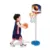 Cos de basket pentru copii Dede Small Footed Basket Hoop cu baza stabila si inaltime reglabila,mingie inclusa