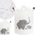 Cos pliabil Sipo pentru jucarii si rufe 35×42 cm bumbac 43l Elefant