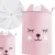 Cos pliabil Sipo pentru jucarii si rufe 35×42 cm bumbac 43l Pink Bear