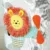 Cos pliabil pentru jucariihaine cu manere Ginger Home Lion