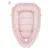 Cosulet bebelus MimiNu pentru dormit Baby Nest 55 x 75 cm Royal Powder Pink