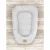 Cosulet pentru bebelusi Qmini Gray Baby Nest 55×75 cm, husa din muselina dubla