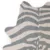 Covor bumbac 145×160 cm Zebra gri Childhome