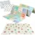 Covor educational din spuma XPE pliabil cu doua fete 150×200 Alphabet Birds