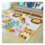 Covor educational din spuma XPE pliabil cu doua fete 180×200 Animale Alfabet