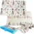 Covor pentru copii NiceKids 150 x 200 cm, pliabil cu doua fete, din spuma XPE, structura antiderapanta, Forest Animals