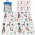Covor pentru copii NiceKids 150 x 200 cm, pliabil, din spuma XPE, structura antiderapanta, Forest Animals
