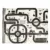 Covoras de joaca impermeabil cu indicatoare rutiere 130×100 cm