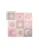 Covoras de joaca puzzle Momi Nebe 93 x 93 cm Pink