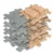 Covoras ortopedic senzorial puzzle set natura