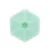 Cutie snack hexagon snackle cu 6 compartimente Melii mint