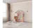 Dulap organizator pentru copii cu 4 cutii Nichiduta Happy House Pink