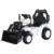 Excavator electric Kinderauto BJYT1066 60W 6V cu telecomanda, culoare alba