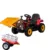 Excavator electric + remorca Kinderauto Farm Traktor 60W 12V RC, Bluetooth  Rosu