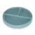 Farfurie compartimentata din silicon PetiteMars Frosted Sky Albastru TakeMatch, cu ventuza si 3 compartimente, fara BPA, 500 ml, 6 luni+