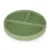Farfurie compartimentata din silicon PetiteMars Sweet Pea Verde TakeMatch, cu ventuza si 3 compartimente, fara BPA, 500 ml, 6 luni+