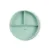 Farfurie divizata din silicon cu ventuza Saro Nature Food Fun mint