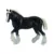 Figurina Mojo, Cal Clydesdale, Negru