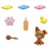 Figurina catelus noroit cu cada Washy Friends Puppy