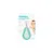 Foarfecuta pentru unghii Fridababy Easy Grip, ergonomica, cu varf rotunjit, maner antialunecare, husa de protectie, 0 luni+, otel inoxidabil, Fara BPA, VerdeTurquoise