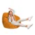 Fotoliu Puf Bean Bag tip Para L caini fundal portocaliu