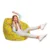 Fotoliu Puf Bean Bag tip Para L candies fundal galben