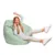 Fotoliu Puf Bean Bag tip Para L frunze verzi si galbene