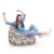 Fotoliu Puf Bean Bag tip Para XL flori si fluturi