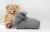 Fotoliu Pufrelax Yoga Minnie + Perna – Moon Grey Gama Premium umplut cu fulgi de burete memory mix