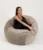 Fotoliu Pufrelax king size old oak umplut cu fulgi de burete memory mix