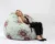 Fotoliu Pufrelax king size true north umplut cu fulgi de burete memory mix