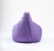 Fotoliu beanbag pentru copii 4-14 ani nirvana light panama mov umplut cu perle polistiren