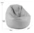 Fotoliu beanbag ralaxo teteron yellow quince umplut cu perle polistiren