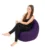 Fotoliu beanbag relaxo purple umplut cu perle polistiren