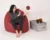 Fotoliu mediu relaxo xl wine umplut cu perle polistiren  marca Pufrelax