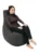 Fotoliu mediu sunlounger evo dark grey umplut cu perle polistiren marca Pufrelax
