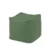 Fotoliu mic taburet cub Waka Waka Green Gama Premium PU umplut cu perle polistiren