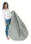 Fotoliu puf tip sac nirvana grande panama yellow quince umplut cu perle polistiren