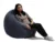 Fotoliu puf tip sac relaxo xl dusty blue cu husa detasabila textila umplut cu perle polistiren