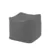 Fotoliu taburet cub Dark Grey gama Premium PU umplut cu perle polistiren
