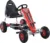 GO Kart cu pedale, 6-15 ani, Kinderauto F8-3, roti Gonflabile 6 inch, culoare rosu