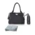 Geanta accesorii bebelusi Kristin compartimentata Black
