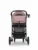 Geanta multifunctionala pentru mamici, Euro Cart, compatibila carucioarelor Corso si Crox, cu un compartiment si buzunare, impermeabila si complet rigida, dimensiune 44 x 27 x 14 cm, Rose