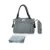 Geanta pentru accesoriile bebelusului, Lorelli, Kristin, compartimentata, Grey