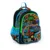 Ghiozdan cu 3 compartimente, Coral High, model skateboard